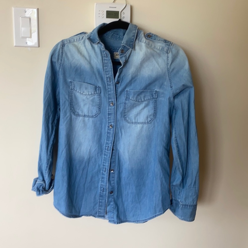 Jean blouse